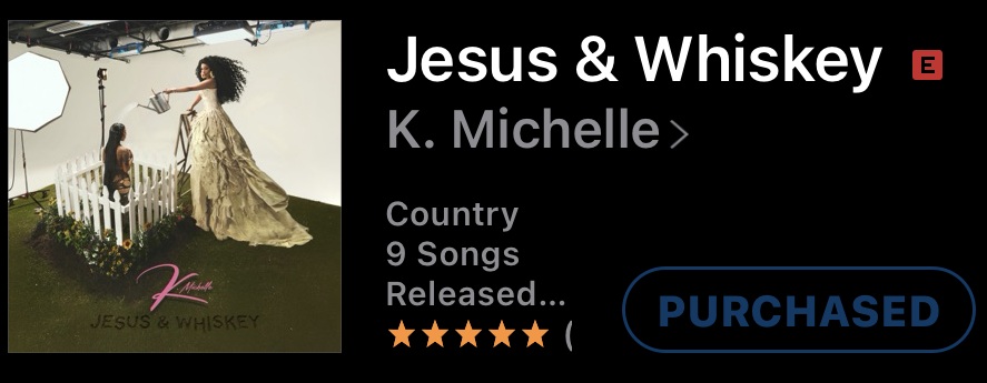 Image for K. Michelle Says She Watered Herself Out of the Mud. Jesus & Whiskey Is Here.