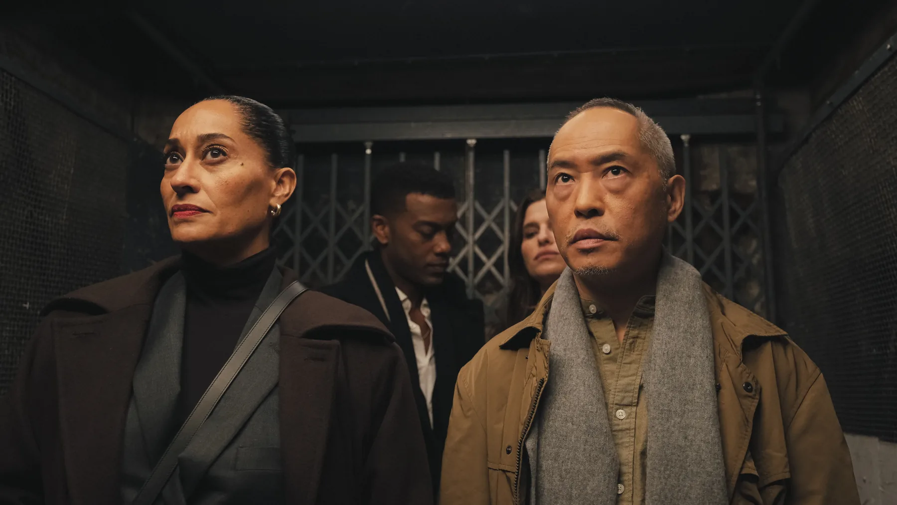 The ensemble cast of Blow the Horn together in an official film still.