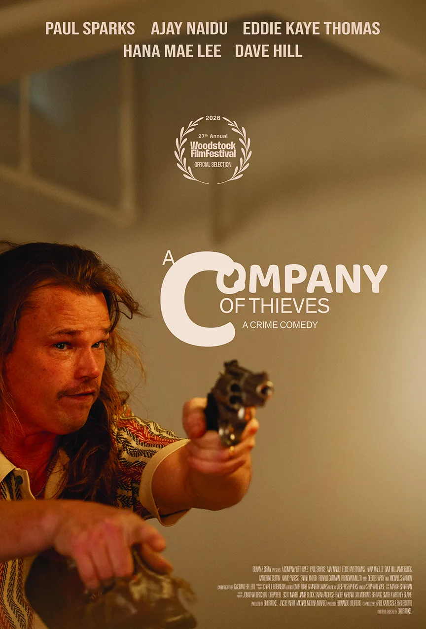 Official A Company of Thieves crime comedy poster selected for the Woodstock Film Festival.